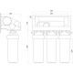 Система зворотного осмосу OasisPro, насос + ПЛАСТ. бак, BSL03-RO-75 - OasisPRO