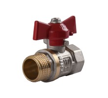 Кран кульовий прямий WATER VALVE 1/2″ ЗВ КБ NV-V Q002