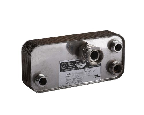 Теплообмінник паяний Zilmet ZB195 15P 17B1951502 - Zilmet