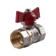 Кран шаровый прямой WATER VALVE 3/4″ ВВ КБ NV-V Q001