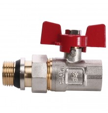 Кран кульовий прямий з американкою WATERVALVE Q003  NV-V123 1/2″ ЗB