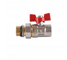 Кран кульовий прямий з американкою WATERVALVE Q003  NV-V343 3/4″ ЗB