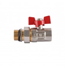 Кран кульовий прямий з американкою WATERVALVE Q003  NV-V343 3/4″ ЗB