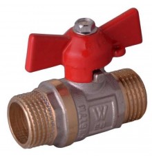 Кран шаровый прямой WATER VALVE 1/2″ НН КБ NV-V Q022