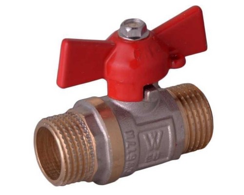 Кран шаровый прямой WATER VALVE 1/2″ НН КБ NV-V Q022