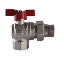 Кран кульовий кутовий з американкою SELBA  3/4″ SL1543