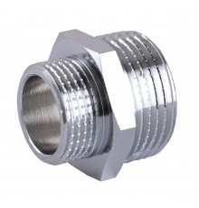 Ниппель SOLOMON 3/4″х1/2″ НН хром 8208