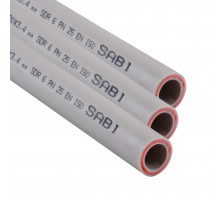 Труба Sabi PPR Fiber PIPE ф20*3.4mm PN 25 зі скловолокном