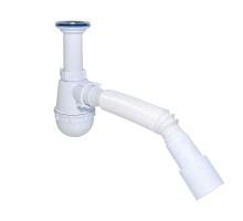 Сифон Waterstal А-40029 для мийки 1 1/2″ з гофрою