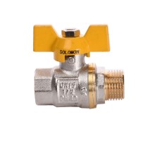 Кран кульовий прямий SOLOMON 1/2″ ЗВ ЖБ PN40 B1008