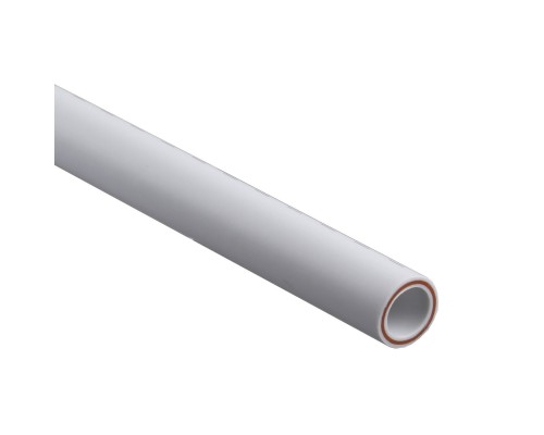 Труба Kalde PPR Fiber PIPE d 20 mm PN 20 зі скловолокном(біла) - KALDE