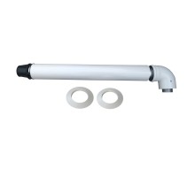 Димохід коаксиальный Ariston Coaxial Flue kit 60/100 750 мм, с коленом 71.MT7.00.03