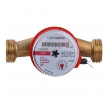 Счетчик горячей воды ECOSTAR DN20 3/4″ без штуцера L130 E-C 4,0