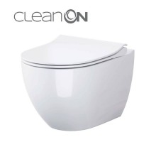 CET В246 ZEN CLEAN ON підвісний з кришкою дюропласт ліфт SLIM PL