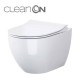 CET В246 ZEN CLEAN ON підвісний з кришкою дюропласт ліфт SLIM PL - Cersanit