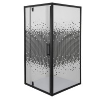 Душова кабіна квадратна без піддона MORAVA N90TB.Mosaic (N90B.Mosaic) BRAVO (1уп.)