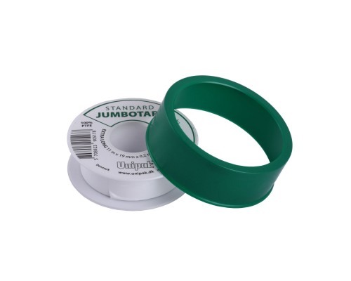 Фум стрічка тефлонова Jumbotape standard UNIPAK (11м х 19мм х 0,2мм) - Unipak