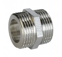 Ніпель нікельований 3/4″ЗР х 3/4″ЗР штампований А0502А(нк) VA