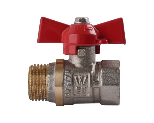 Кран шаровый прямой WATER VALVE 3/4″ НВ КБ NV-V Q002