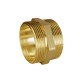 Ніпель латунний 1 1/2″ЗР х 1 1/2″ЗР ливарний 526-1Б - !NoName