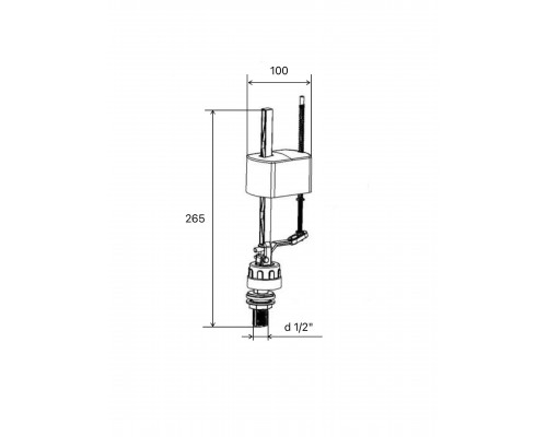 Клапан заповнення SIAMP 20024PF-BAS 1/2″ - SIAMP