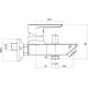 Змішувач для ванни та душу Cersanit VERO S951-004 - Cersanit