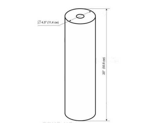 Картридж шнурковий Slim line Bio+ systems PPW-20 (10 мкм) - Bio+ Systems