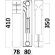 Радіатор біметалевий секційний GALLARDO BISHORT 350/80 (кратно 10) - GALLARDO