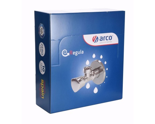 НАБІР Кран вентильний кутовий ARCO 1/2″х1/2″ ZENIT REGULA Z0912 30шт. VTQ005 - ARCO