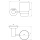 Стакан одинарний Globus Lux SS 8409 SUS304 - Globus Lux