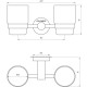 Стакан подвійний Globus Lux SS 8428 SUS304 - Globus Lux