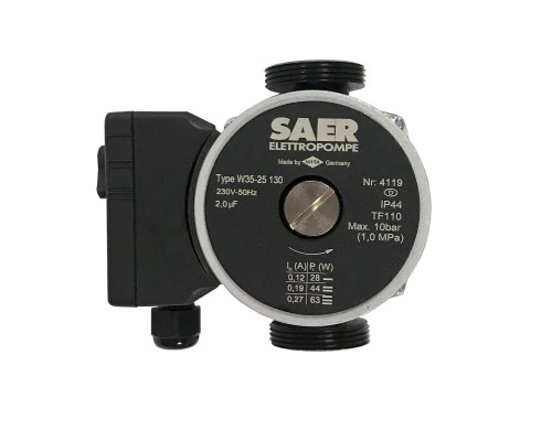 Насос циркуляційнний SAER W35-25 130мм + гайки - SAER