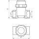 Фильтр грубой очистки SOLOMON 3/4″ ВВ никель с отстойником (8014) TD1052