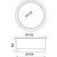 Редукція гумова VSplast 124/110 (чорна) - VSplast