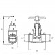 Кран ХВ вентильный прямой латунный 1/2″ВР х 1/2″ВР литейный Б1111А VA