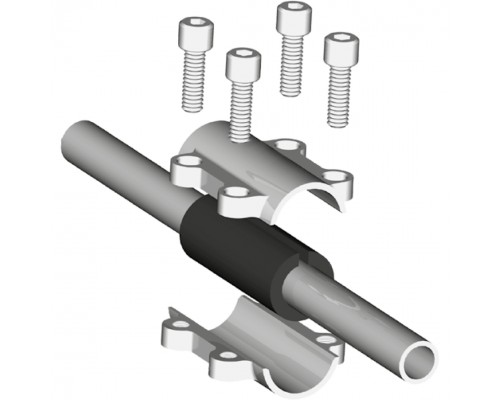 Ремонтний хомут DN80(88,0–89,5 мм) OBA AGAflex - AGAflex