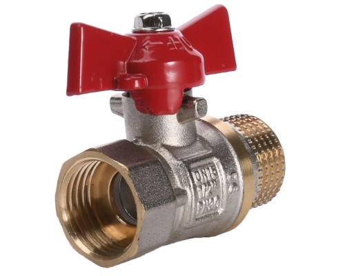 Кран шаровый прямой WATER VALVE 1/2″ НВ КБ NV-V Q002