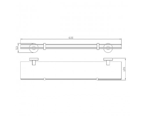 Полиця Perfect Sanitary Appliances SP 8127 - Perfect Sanitary Appliances