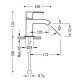 Змішувач для умивальника TRES CUADRO 10610302 - TRES