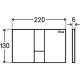 Панель змиву Prevista д/бачків Visign for Style 24, чорний, Viega 773304 - VIEGA