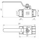 Кран кульовий прямий SELBA 1/2″ ВВ КР SL1506 - SELBA