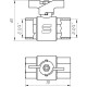 Кран кульовий прямий SELBA 3/4″ ВВ КБ SL1507 - SELBA