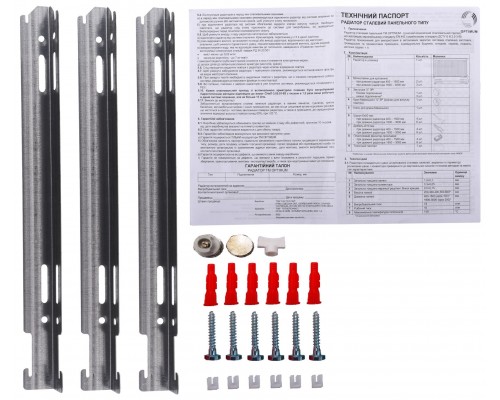 Радіатор сталевий панельний OPTIMUM 22 бок 500х1800 - OPTIMUM