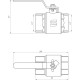 Кран кульовий прямий SELBA 2″ ВВ КР SL1506 - SELBA