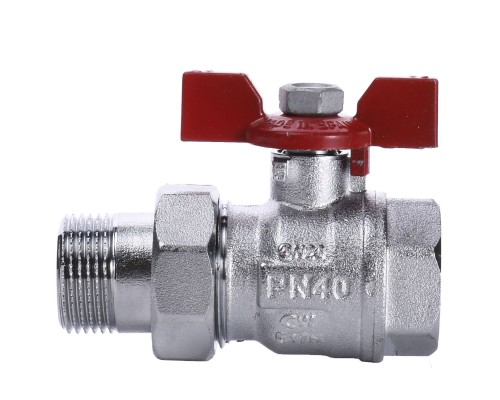 Кран кульовий прямий з американкою ARCO 3/4″ SENA 154104 - ARCO