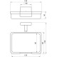 Мыльница Globus Lux SQ 9424 SUS304