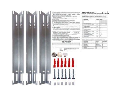 Радіатор сталевий панельний FORNELLO 22 бок 500х1800 - FORNELLO