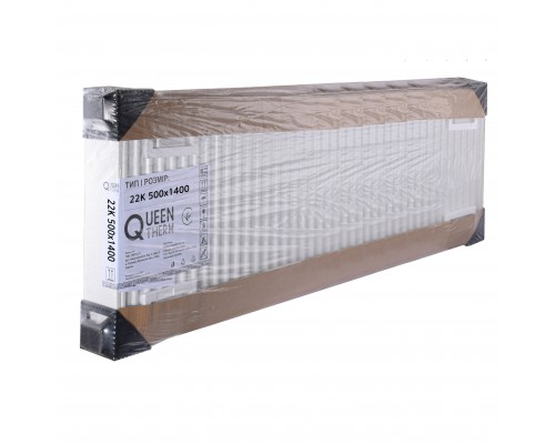 Радіатор сталевий панельний QUEEN THERM 22 бок 500х1400 - QUEEN THERM