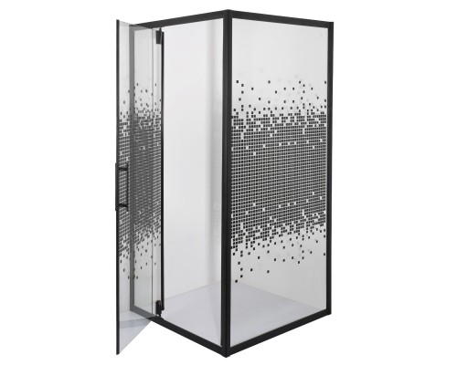 Душова кабіна квадратна без піддона MORAVA N90TB.Mosaic (N90B.Mosaic) BRAVO (1уп.) - BRAVO