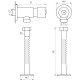 Кран-дозатор для пісуара Solomon GDU-102 (5202) - Solomon